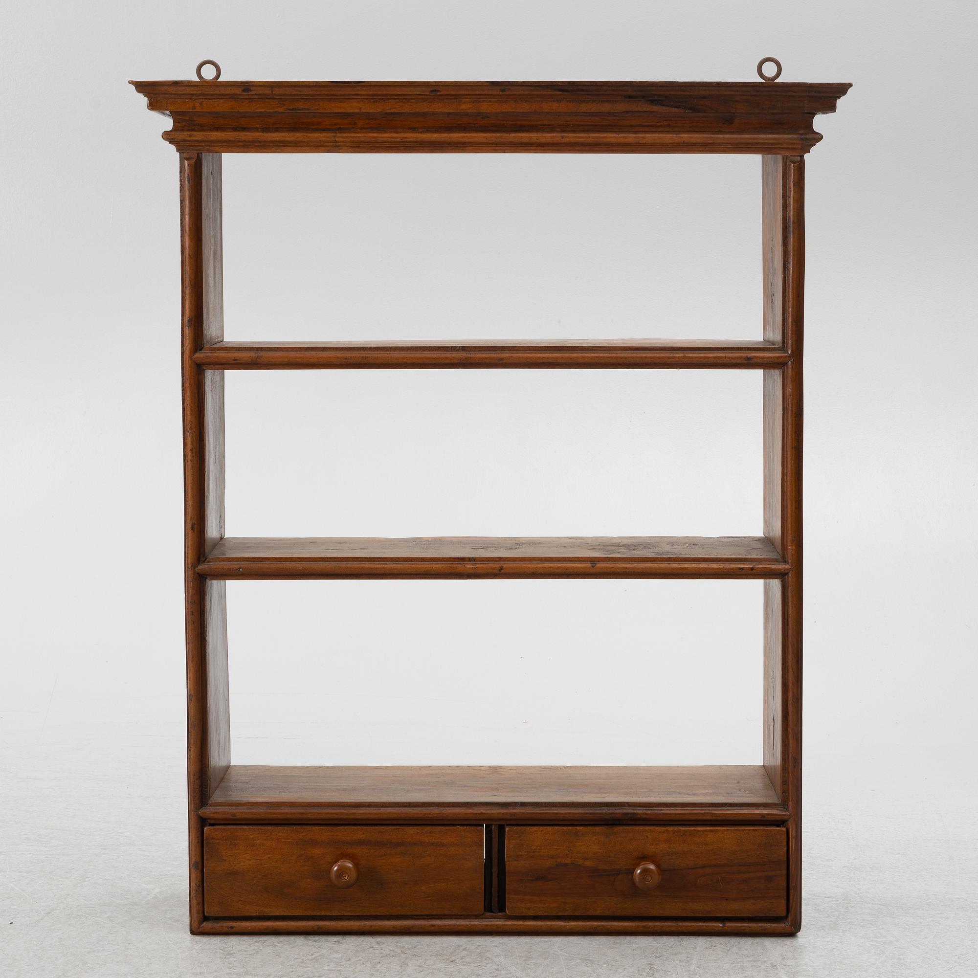 Wall shelf, early 20th century, Italy.