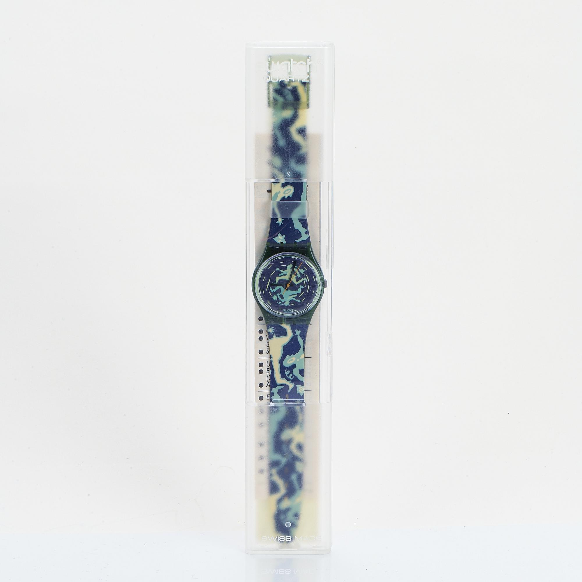 Swatch, Crash, wristwatch, 34 mm.