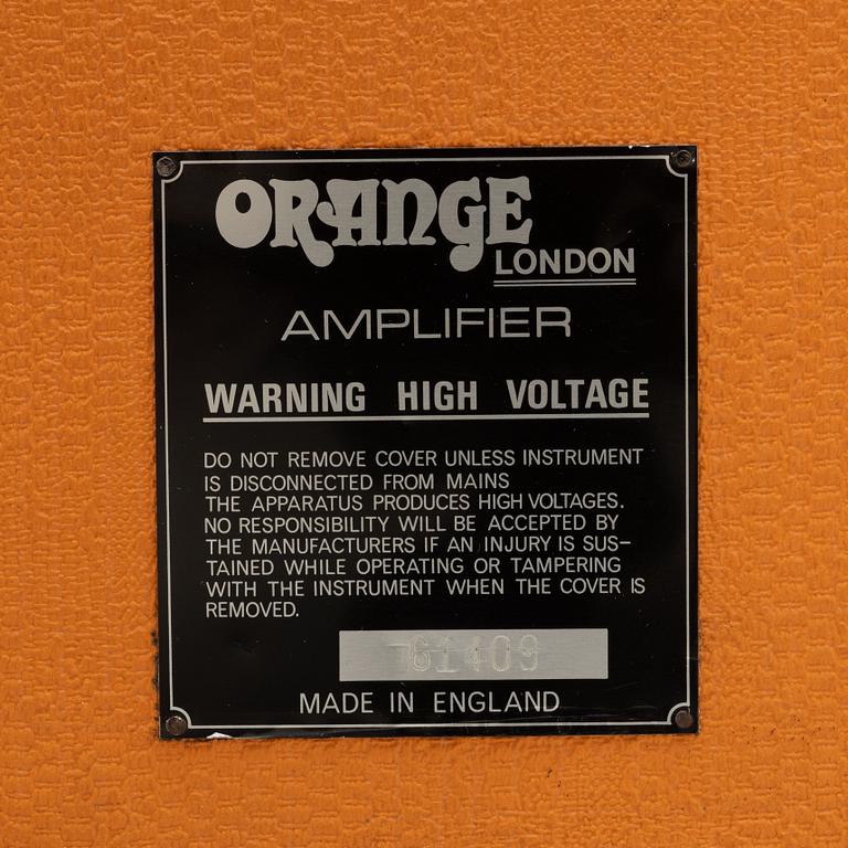 Orange, "Custom Reverb Twin",  gitarrförstärkare, modell 125, England, 1970-tal.