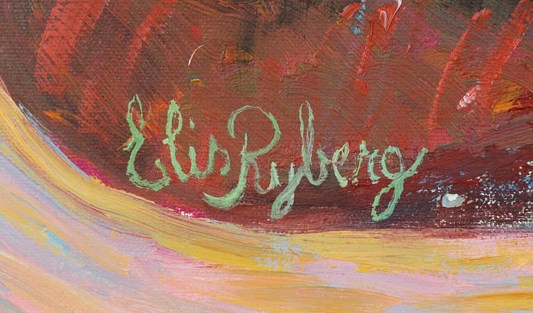 Elis Ryberg, oil on canvas, signed Elis Ryberg.