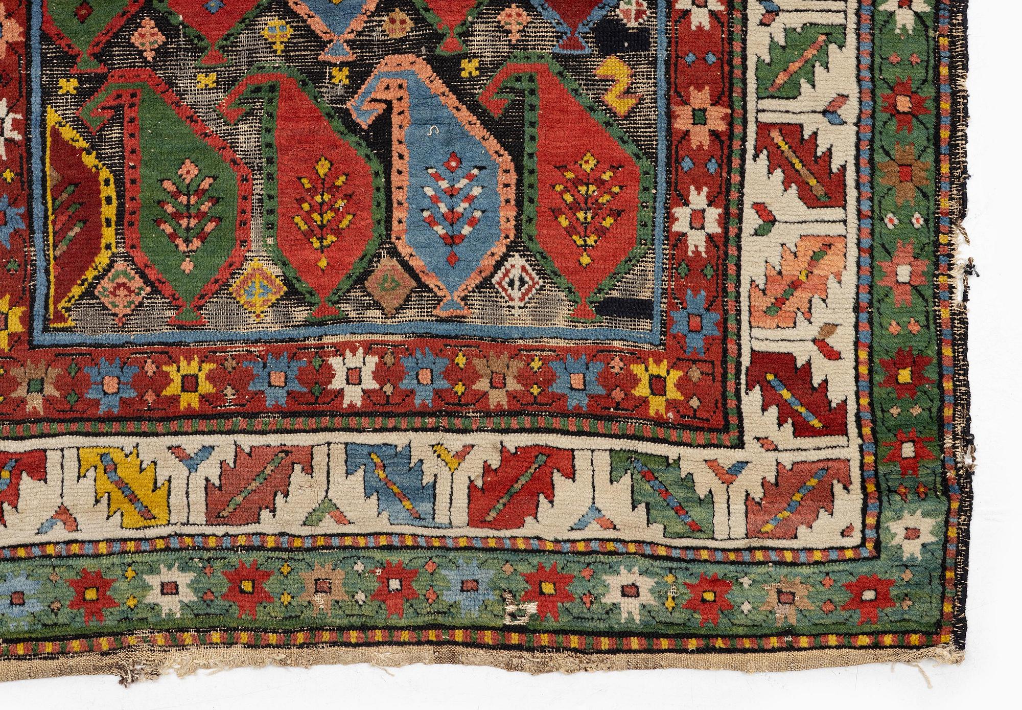 A Kazak runner, southern Caucasus, c. 530 x 110 cm.