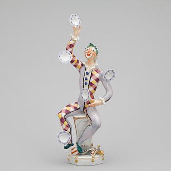 FIGURIN, porslin, Meissen, 1900-tal.