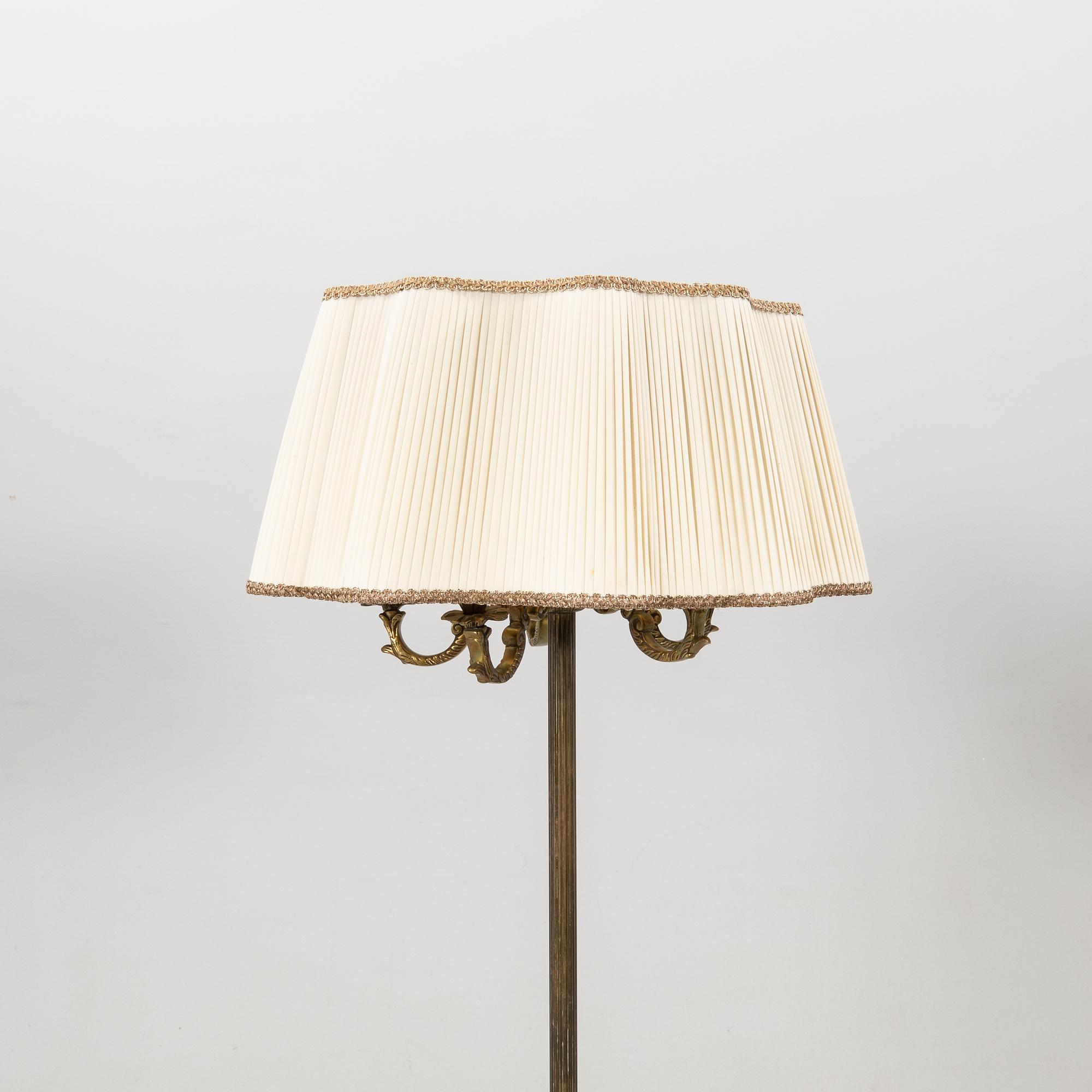 Floor lamp, first half of the 20th century.