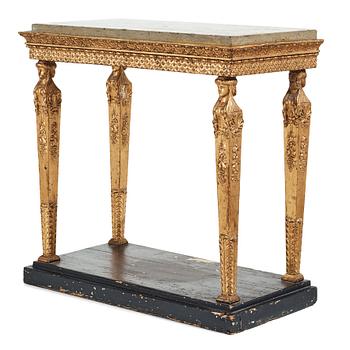 34. A ca 1800 late Gustavian console table.