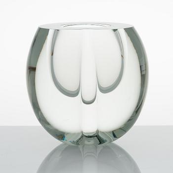 TIMO SARPANEVA, GLASSKULPTUR, "Claritas", signerad Timo Sarpaneva Iittala 1991.