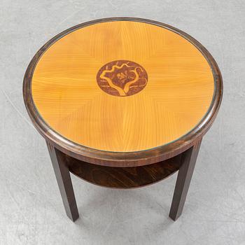 A Swedish Grace inlaid coffee table, 1930's.