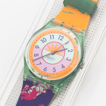 Swatch, Curling, wristwatch, 34 mm.