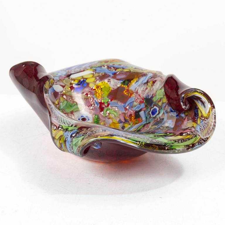 Dino Martens, attributed to, Bowl, “Tutti-Frutti”, Murano, Italy.