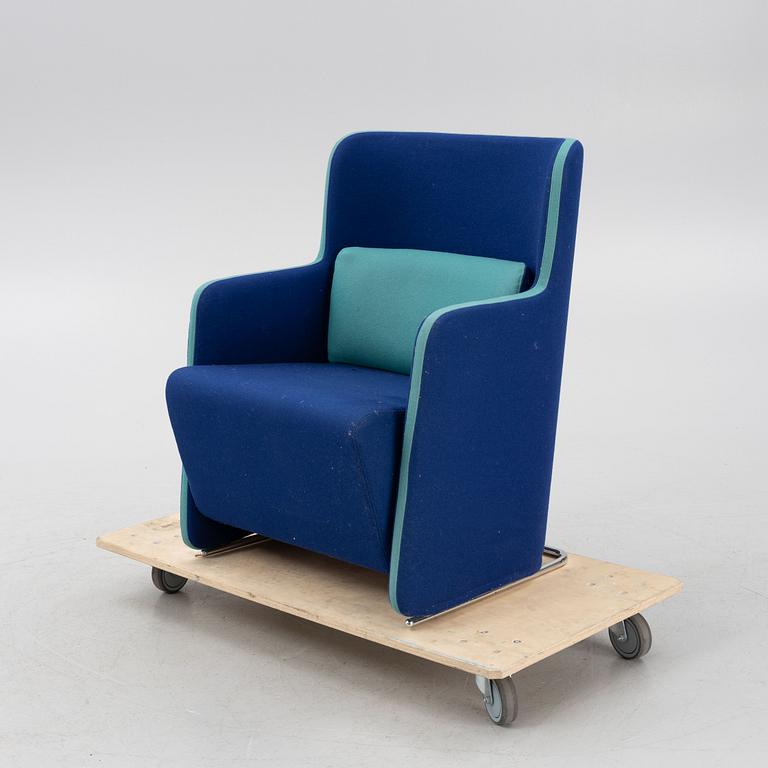 Börge Lindau & Bo Lindecrantz, a "Solo M", armchair and sofa, Lammhults, Sweden, end of the 20th century.