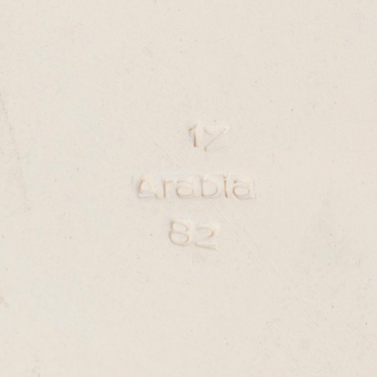 A tray table signed Kaipiainen 1944, Arabia.