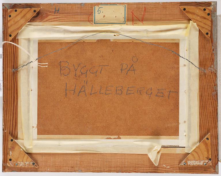 Gösta Adrian-Nilsson, "Byggt på Hälleberget".