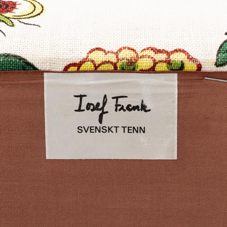 Josef Frank, a model 568 armchair, Firma Svenskt Tenn Sweden, after 1985.