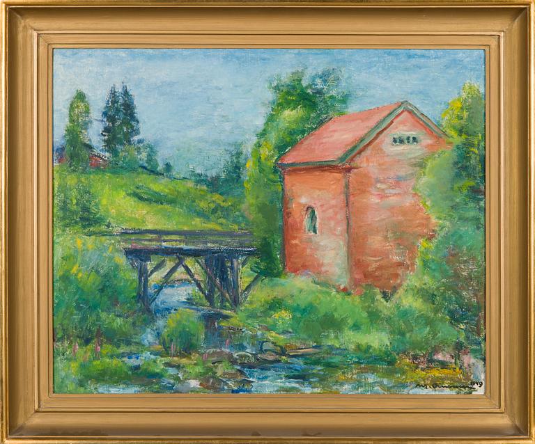 Mikko Oinonen, Talo joen varrella.