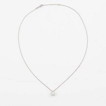 Necklace, Patrik af Forselles, 18K white gold with a brilliant-cut diamond 1.01 ct accompanied by GIA certificate.