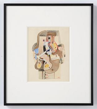 Gösta Adrian-Nilsson, Composition with organic forms.