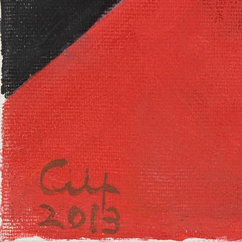 Roland Alf, oil on canvas, signed and dated 2013.