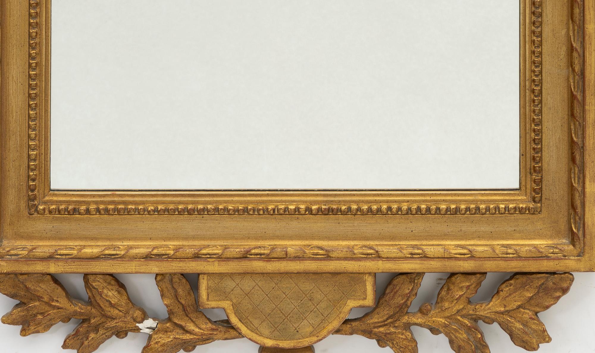 Mirror, Gustavian style, 20th century.