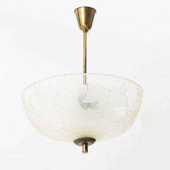 Carl Erik Bodén, A Swedish Modern ceiling lamp, Glössner, 1930's - 1950's .