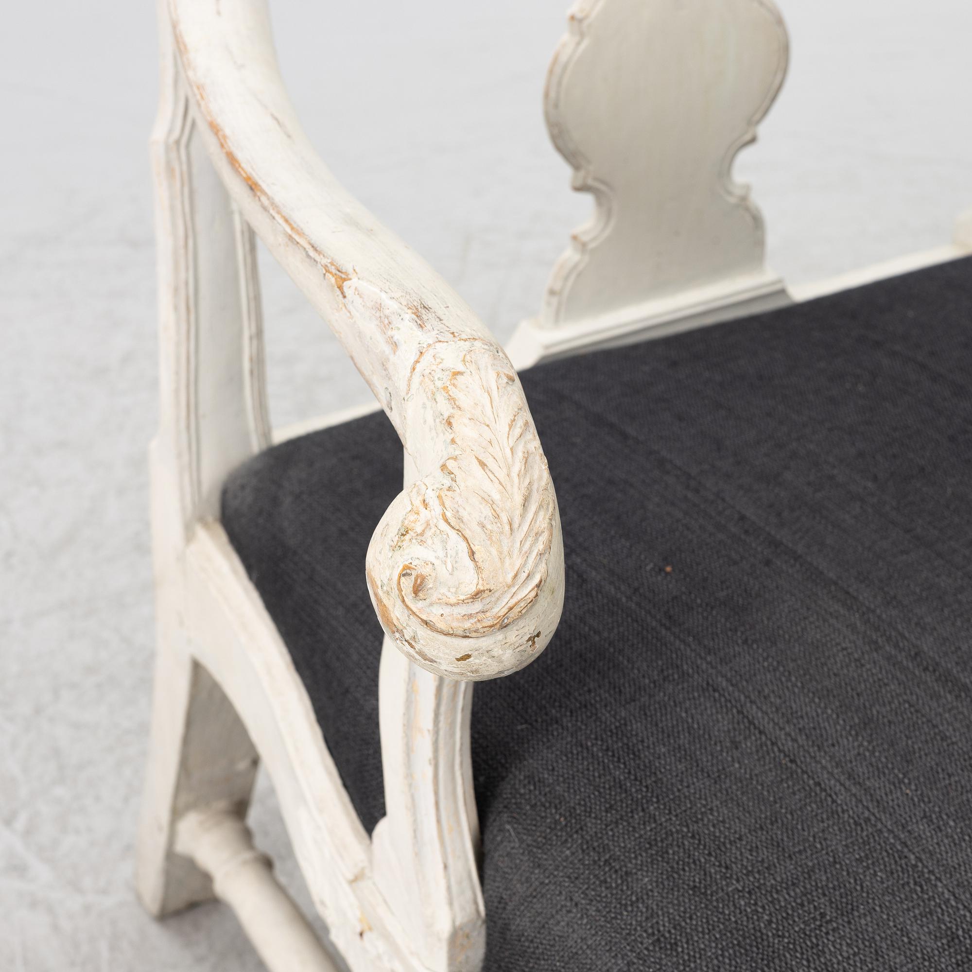 Rococo sofa, mid-18th century.