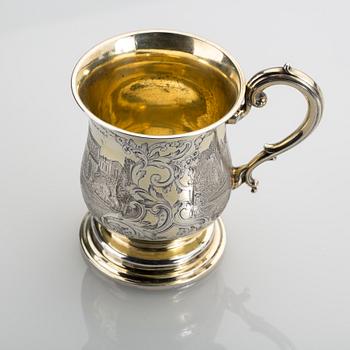 TEMUGG, silver. Ryssland, S:t Petersburg, 1847. Vikt ca 172.