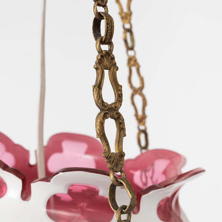 A chandelier, late 19th Century.