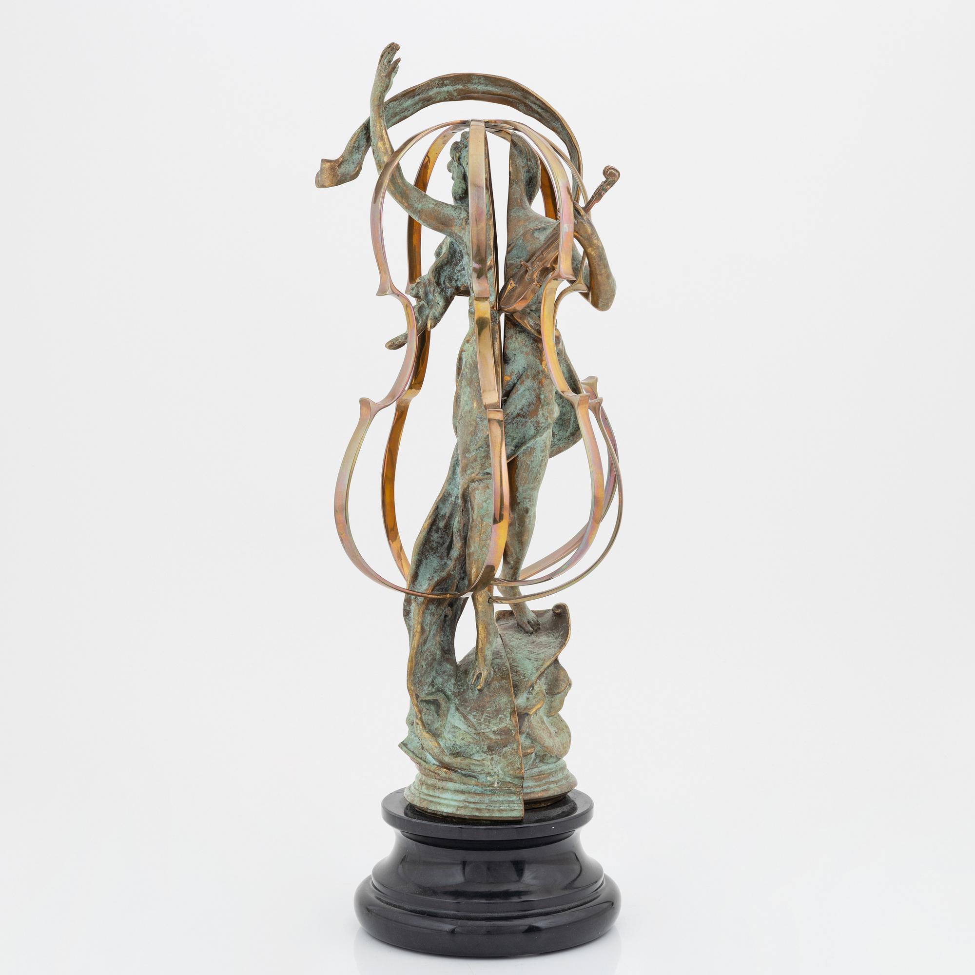 Arman, sculpture. Stamp signed. Numbered Foundry mark. Total height 59 cm.