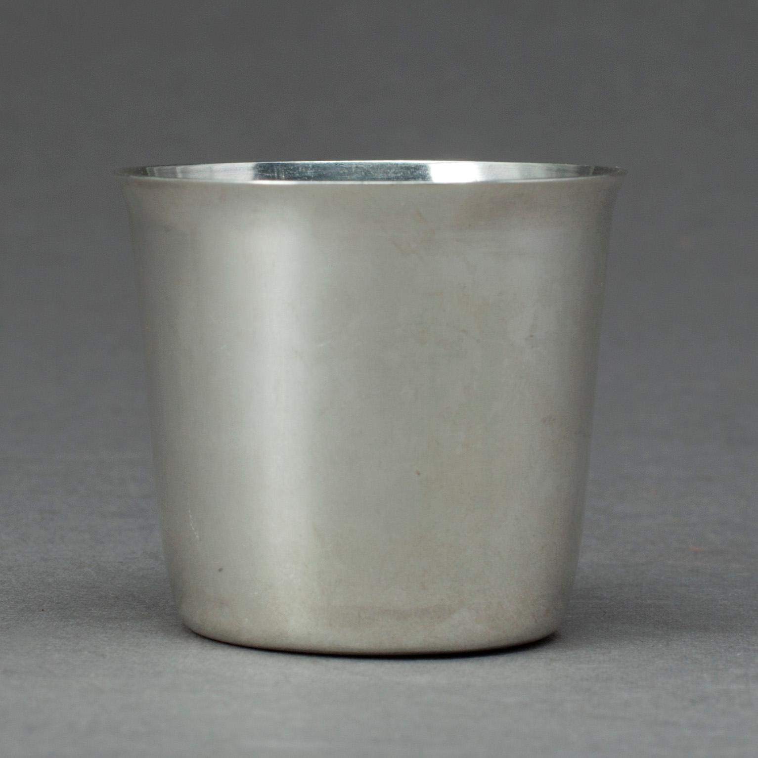 BÄGARE, 12 st, silver, Flavia, 1949. Tot ca 373 gram.