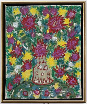 Uno Vallman, Blomsterstilleben.