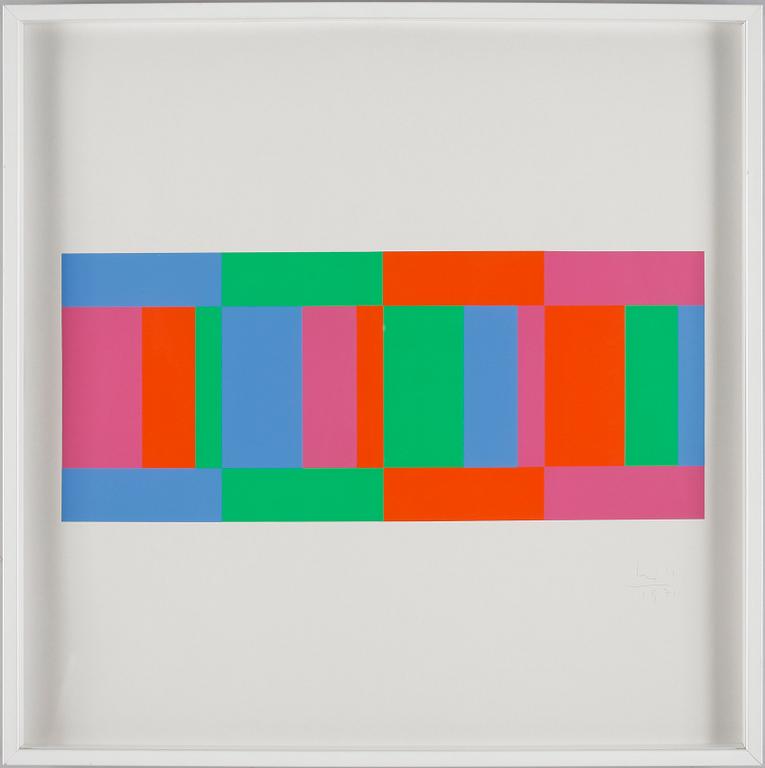 MAX BILL. Serigrafi, sign o dat 1971.