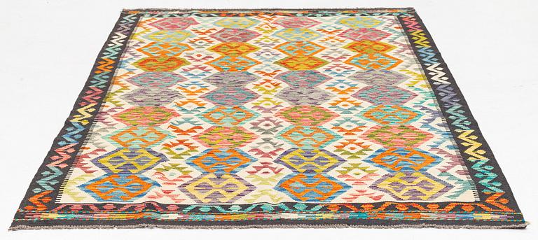 A carpet, Kilim, c. 252 x 176 cm.