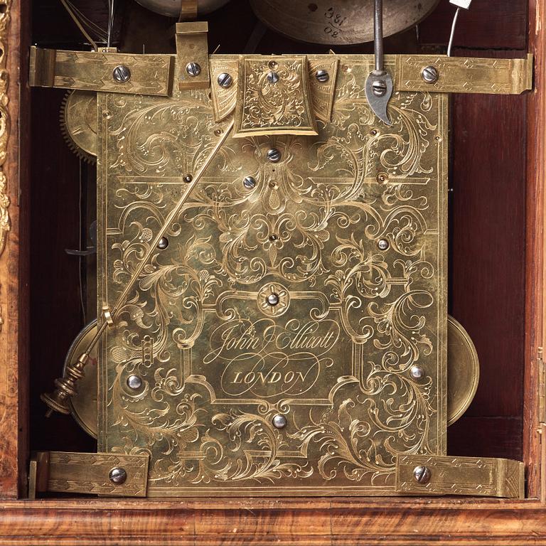 BORDSPENDYL, av John Ellicott (1706-1772), London, 1700-talets mitt.