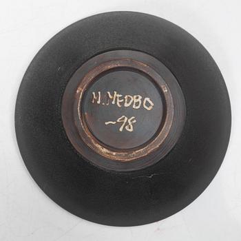 Mårten Medbo, bowl, stoneware signed and dated -98.