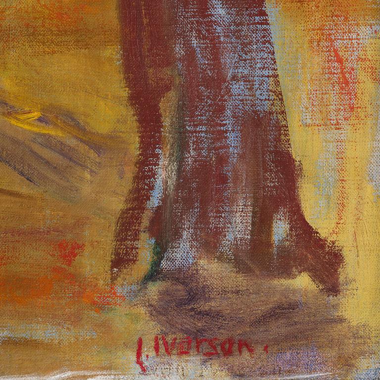 Ivan Ivarson, "Slottsplatsen i Cagnes".