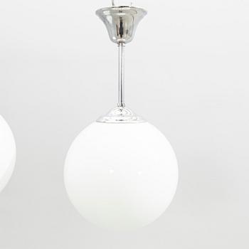 Ceiling lamps a pair 20th century.