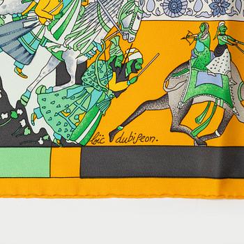 Hermès, a 'Fantasies Indiennes' twill silk scarf.