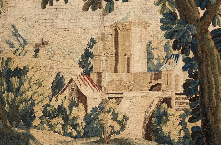 A tapestry, "Verdure", tapestry weave, ca 280,5-290 x 432,5-436 cm, signerad ViTRA.M.R.D'AVBVSON.