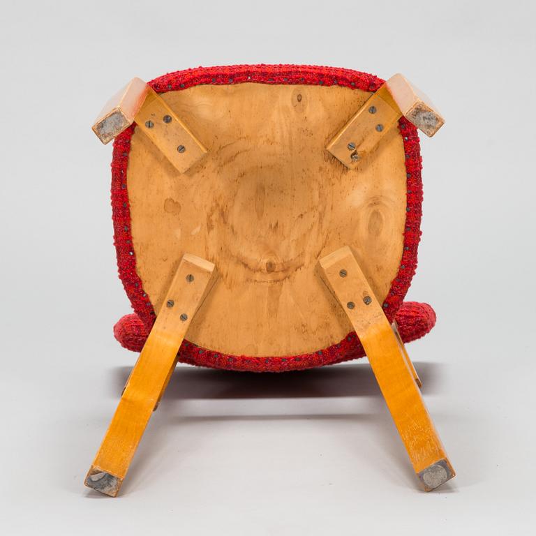 Alvar Aalto, stol, modell E 69 för O.Y. Huonekalu- ja Rakennustyötehdas A.B. 1900-talets mitt.