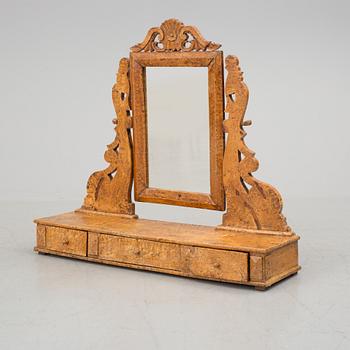 A late 19th century table mirror.