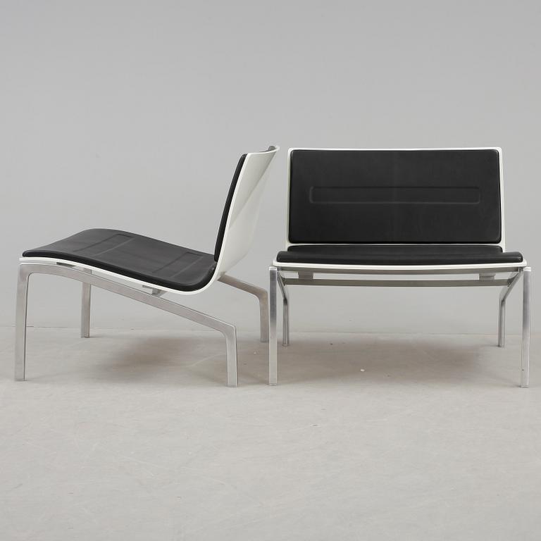 FÅTÖLJER, ett par, PL100/Lissoni, Piero Lissoni för Fritz Hansen, 2006.