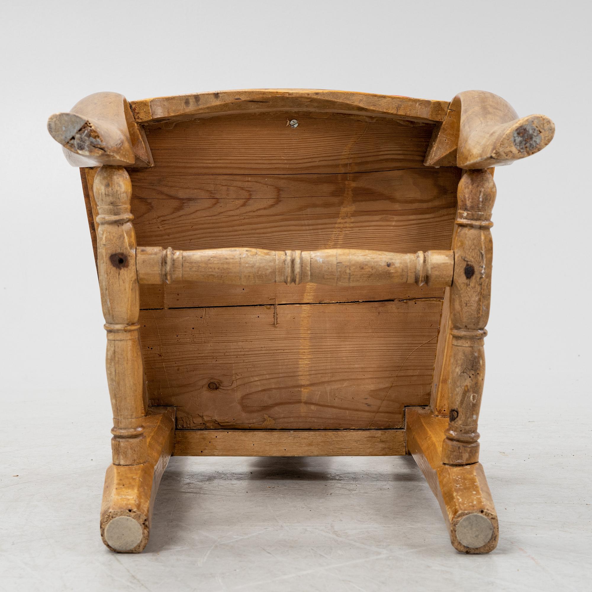 Stolar, ett par, senbarock 1700-tal.