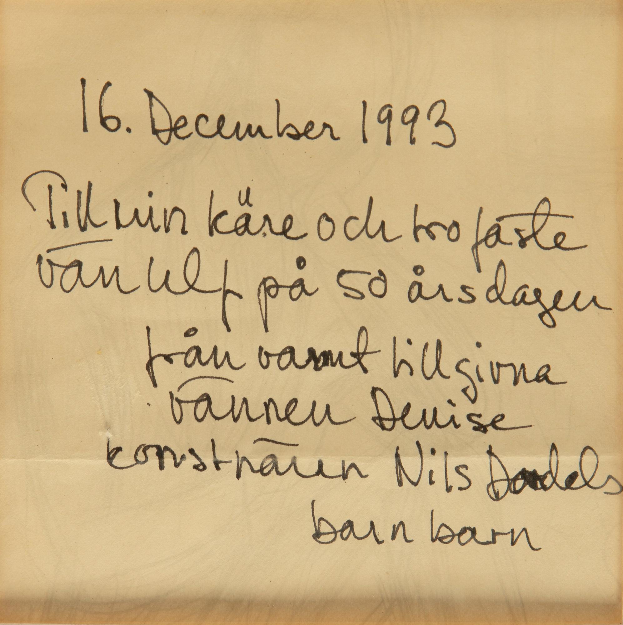 Nils von Dardel, a pencil drawing, sketch for the painting "Philippe".