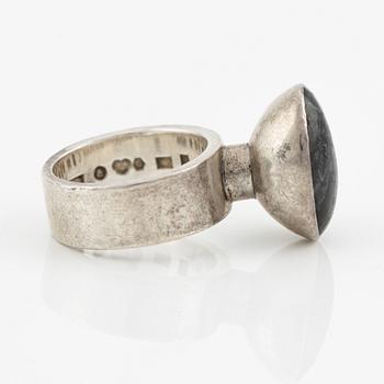 Sigurd Persson, ring, silver with labradorite.