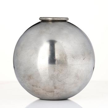 Nils Fougstedt, a pewter vase model A 1477, Firma Svenskt Tenn, Stockholm, 1932.