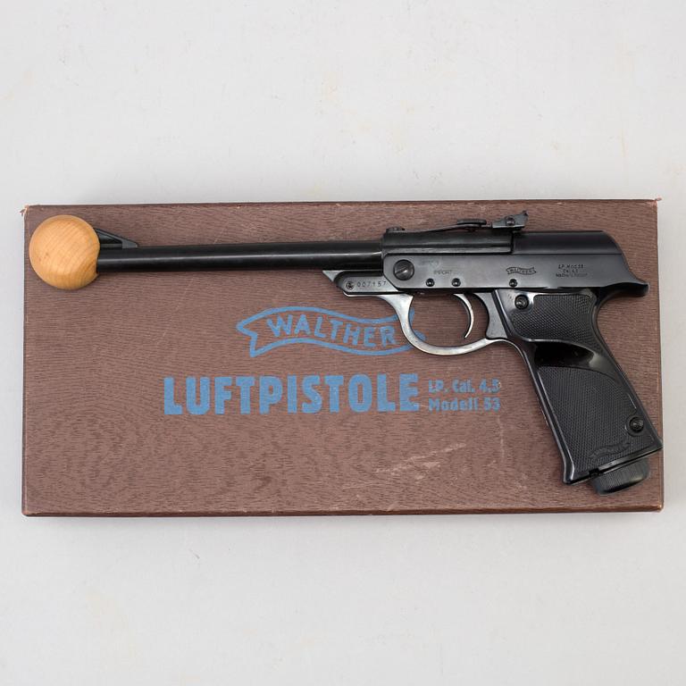 LUFTPISTOL, Walther LP 53, Tyskland. I produktion 1953-1976.