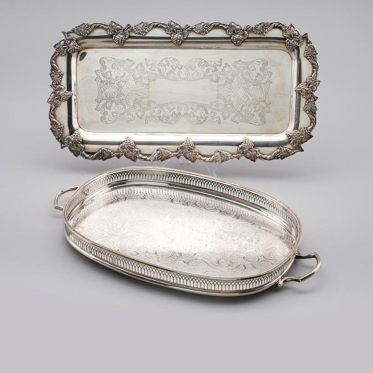 BRICKOR, 2 st, nysilver, 1900-tal.