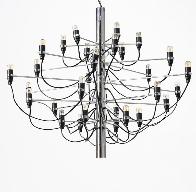 Gino Sarfatti, chandelier, model 2097/30, Flos, Italy.