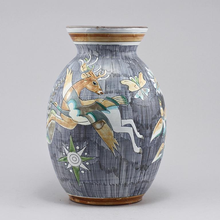 VAS, glaserad keramik, Marian Zawadzki, Tilgmans, monogramsignerad och daterad 1963.