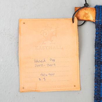 Gunilla Lagerhem Ullberg, Kasthall, Matta, "Häggå 911" 502x88 cm.