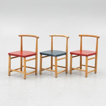 Children's furniture, 4 pieces, Hagafors Chair Factory, Nässjö, second half of the 20th century.