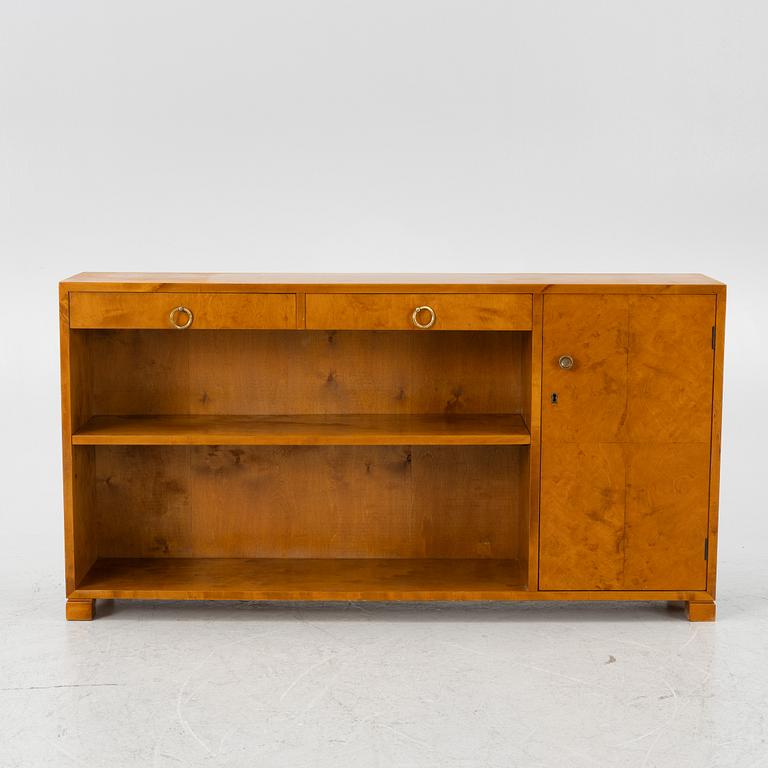 Bookcase with cabinet, functionalist, 1930s.
